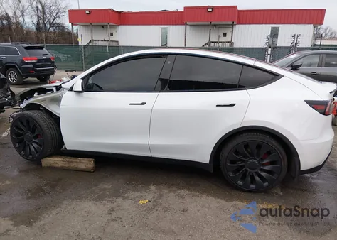 2022 Tesla Model Y Performance Dual Motor All-Wheel Drive из США, поврежденный, VIN 7SAYGDEF2NF354925